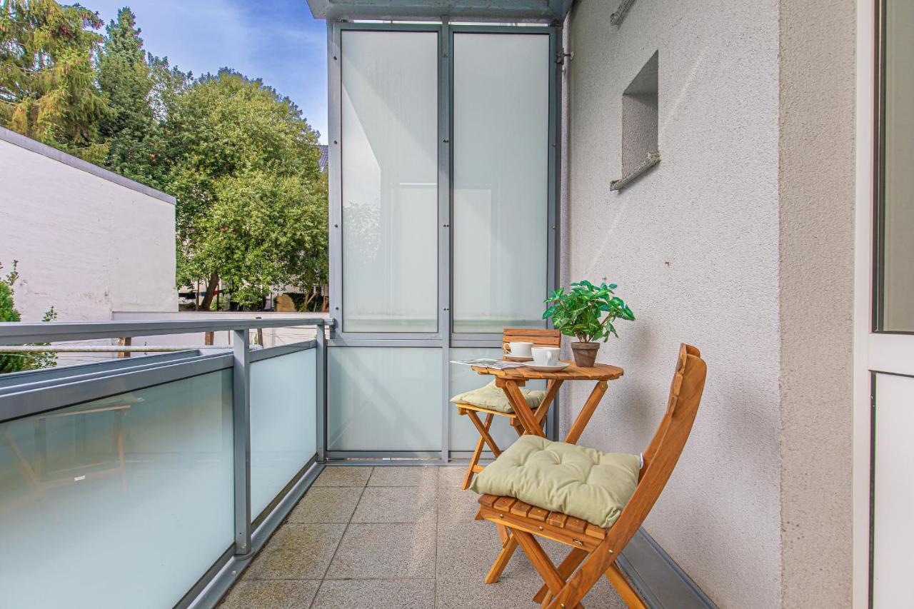 Fewo1846 - Kommood - Zentral Gelegenes Studio-Apartment Mit Balkon Im Hochparterre 弗伦斯堡 外观 照片